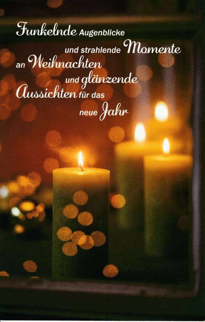 Frohe Weihnachtsgrüße und die besten Wünsche für 2020